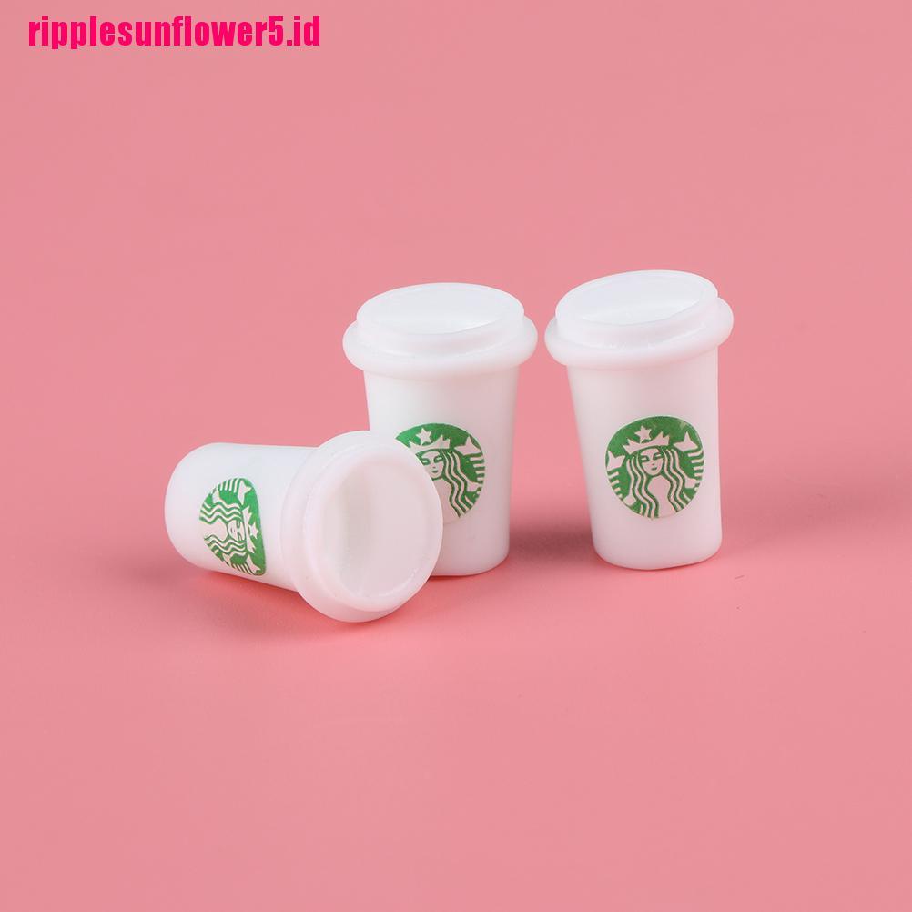 3pcs / Set Miniatur Gelas Minuman / Makanan Untuk Rumah Boneka