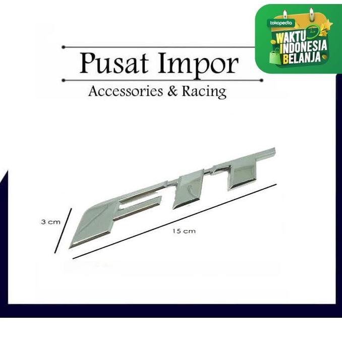 terbaru dan terlaris emblem / logo / hiasanFIT HONDA / FIT / EMBEM HONDA FIT / EMBLEM