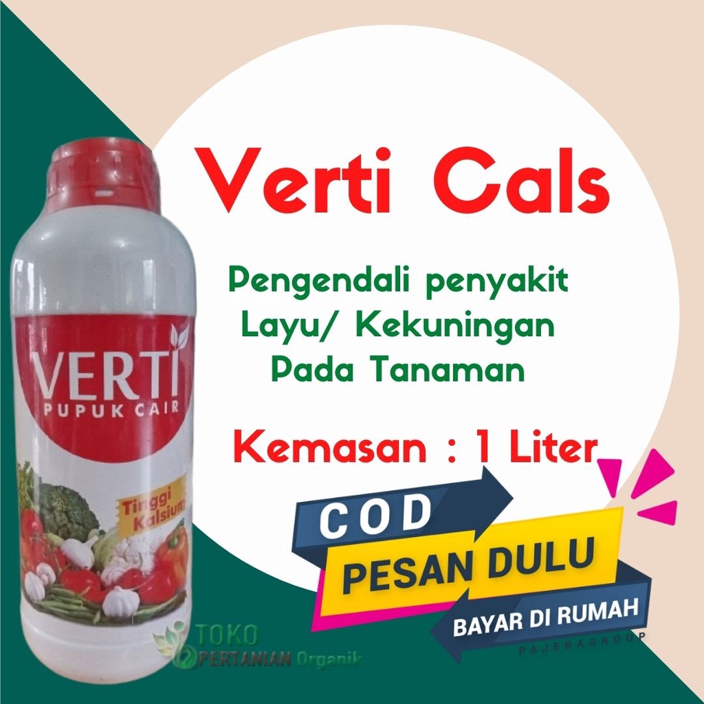 VERTI CALS Pupuk Untuk Melon, Nutrisi kalsium Cair Pengendali Penyakit cabe