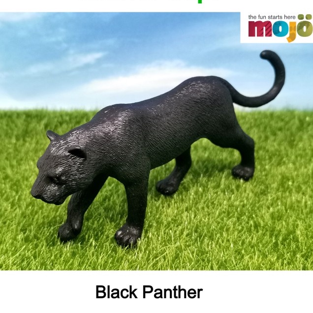 Black Panther Animal Figure / Miniatur Macan Kumbang Hitam by MOJO