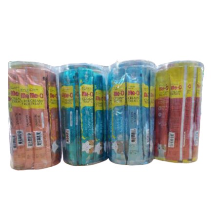 Me-O Creamy Treats 1 Toples (Isi 36 Pcs) Meo Cat Snack Cemilan Kucing