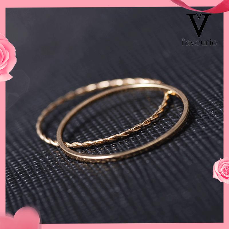 [COD]Simple Sterling Silver Green Ring Untuk Wanita / Perhiasan Wanita Mini 15 Variasi-FA