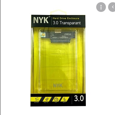 NYK Enclosure USB 3.0 Transparan Casing Case Harddisk Hardisk HDD SSD Sata 2,5 2.5 inch