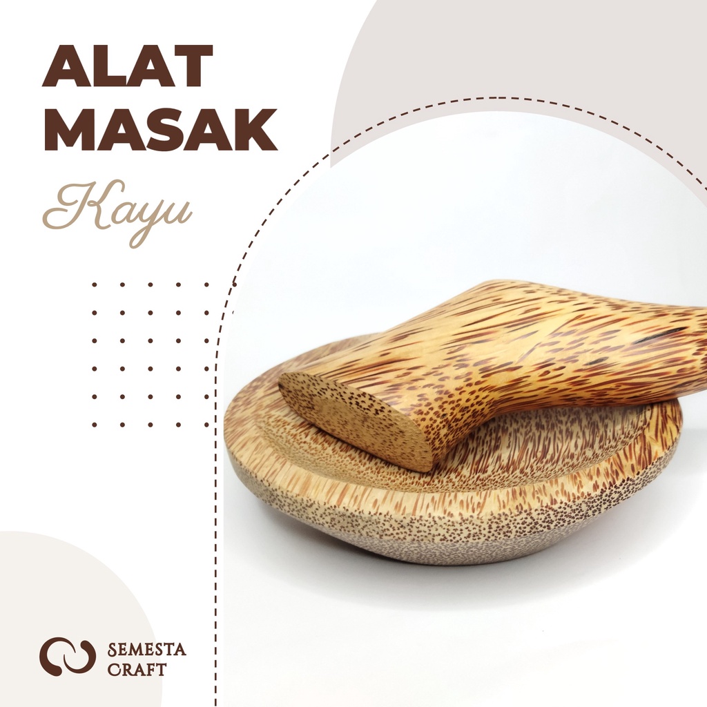Muthu Kayu / Ulekan Kayu dan Ciri Kayu / Cobek Kayu
