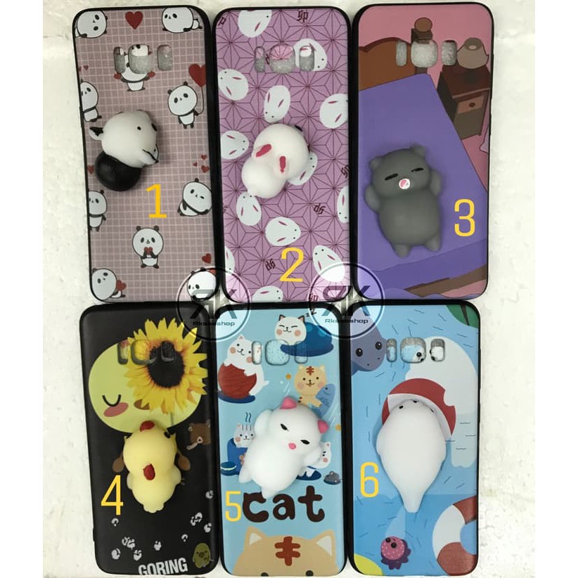 Squishy case iphone 5 5s SE case casing cover motif lucu unik
