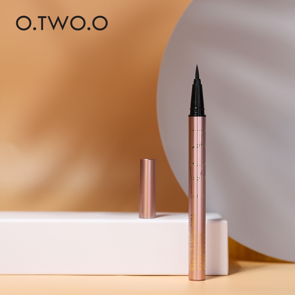 ORIGINAL O.TWO.O EYELINER PEN ROSE GOLD SERIES STYLO SUPER WATERPROOF EYELINER PEN 9112