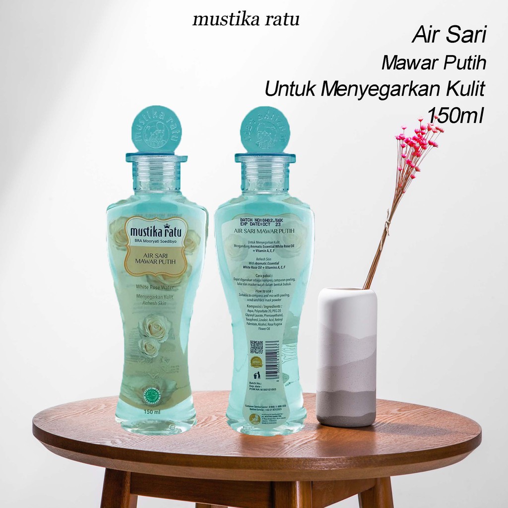 Mustika ratu / Air Sari Mawar Putih / 150ml