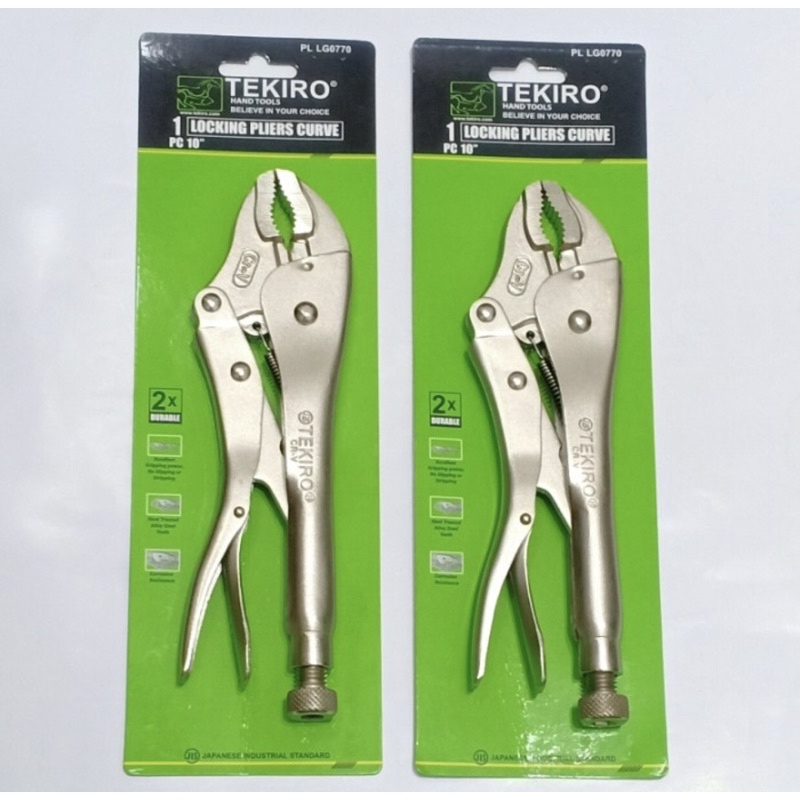 TANG BUAYA TEKIRO 10 INCH Bengkok vice grip locking pliers tang jepit / Alat perkakas bengkel