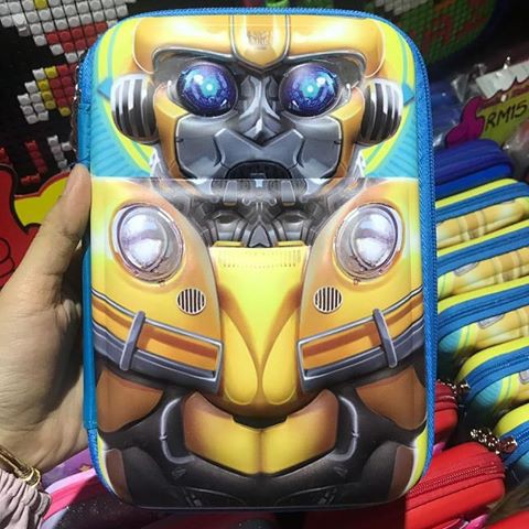 Kotak / Tempat Pensil Ala Smiggle Motif SUPERHERO Bagus Murah-6. BUMBLEBEE