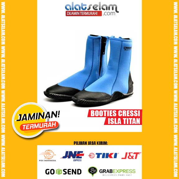 Booties Diving/Sepatu Diving/ Sepatu Selam Booties Cressi Isla Titan BLUE