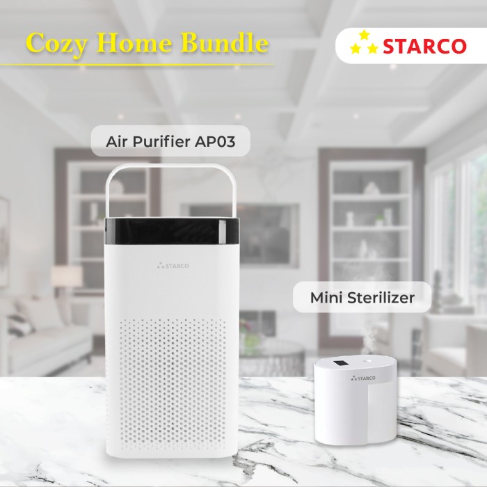 Bundle Starco Air Purifier AP03 + Starco Automatic Disinfektant murah