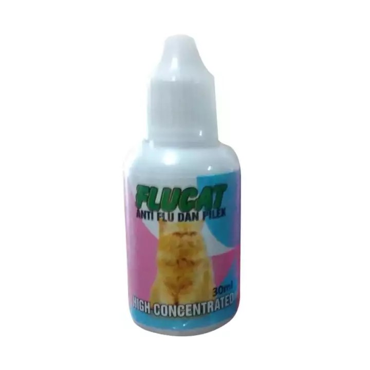 FLUCAT 30ML OBAT FLU PILEK KUCING