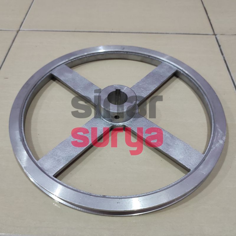 Pulley pully 12 inch A1 as 30 mm puli pully alumunium