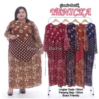 Long dress Jumbo kancing depan Baju Bumil Buasui Jumbo