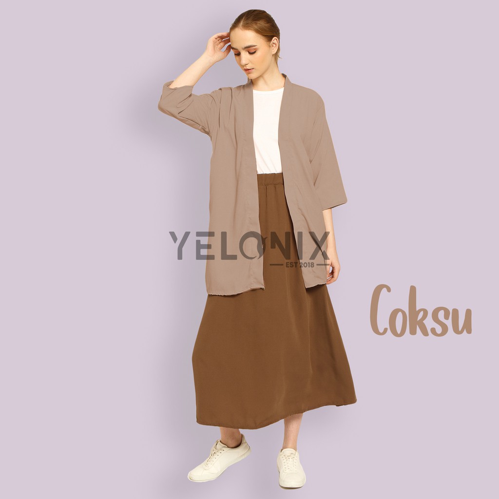 BASIC OUTER HANA POLOS POCKET OUTER WOLFIS-YELONIX