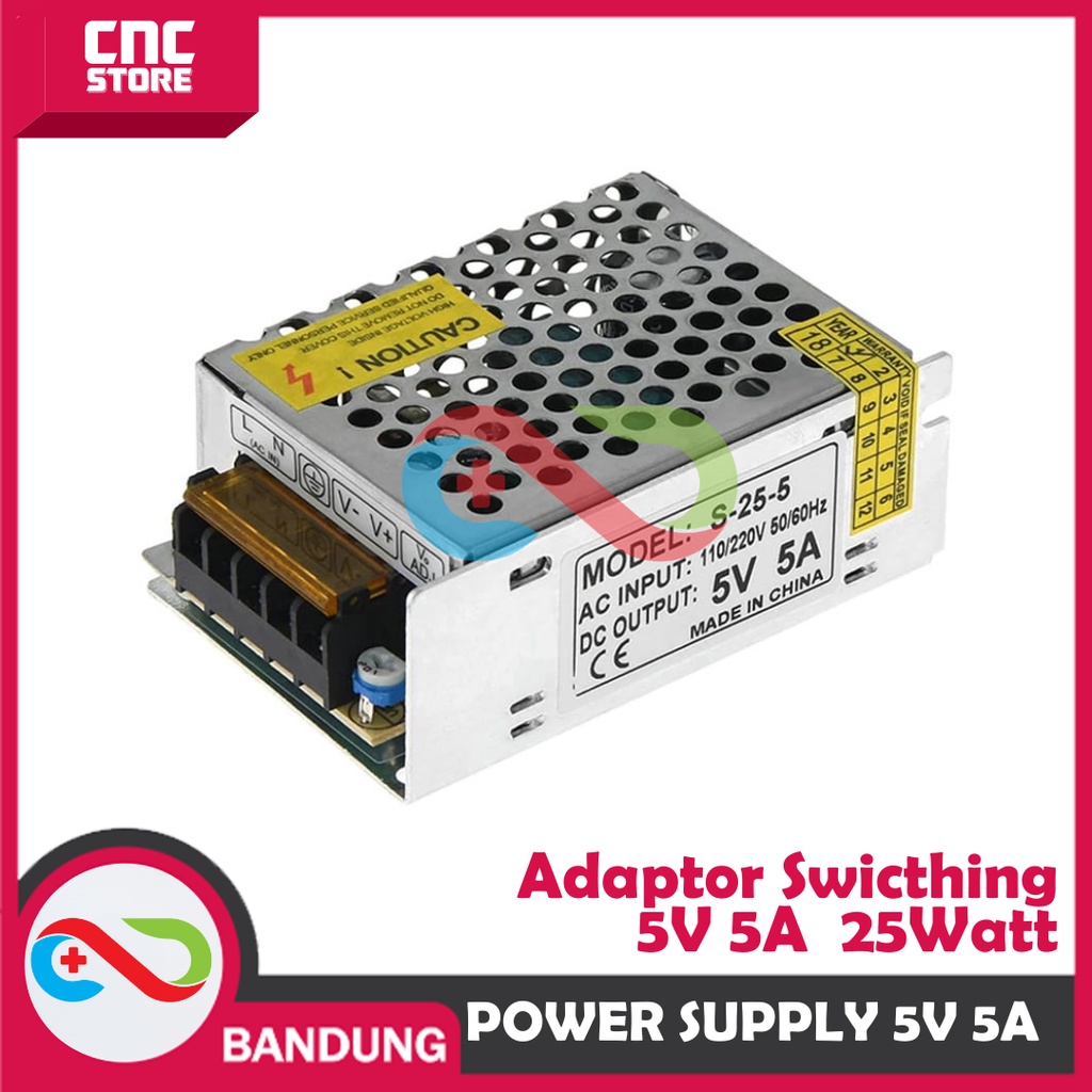 POWER SUPPLY SWITCHING PSU 5V 5.5A HIGH QUALITY ADAPTOR JARING 5V 5A SWITCHING POWER SUPPLY