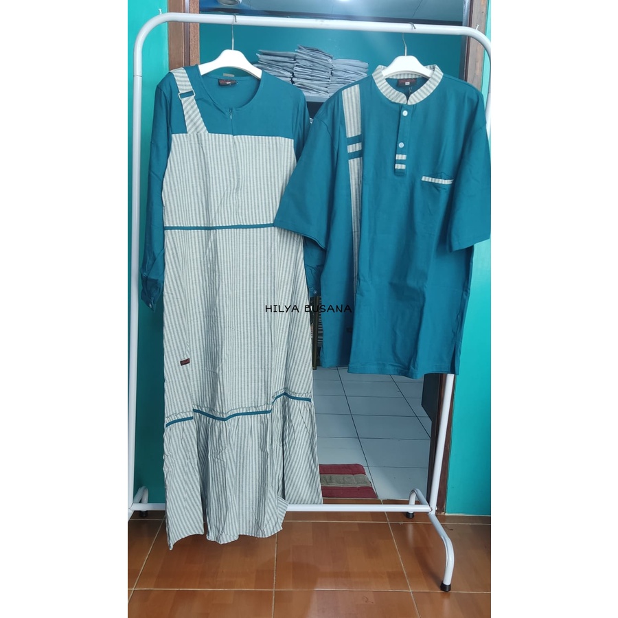 Rahnem Couple / Gamis Ibu &amp; Ayah / GC -01 Tosca / Fashion Muslim