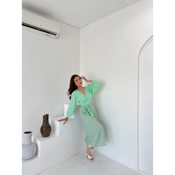 ATASAN SAFIRA MIX || ROK POLKADOT-3