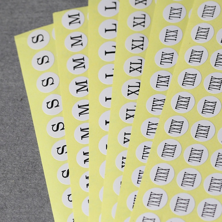 

LABEL STIKER SIZE BAJU UKURAN SIZE PAKAIAN - LABEL TEMPEL PRODUK - BISA COD