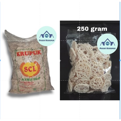 

Kerupuk SCL Besar/Krupuk Mawar Jumbo/Keripik Bunga Mentah (Repack)