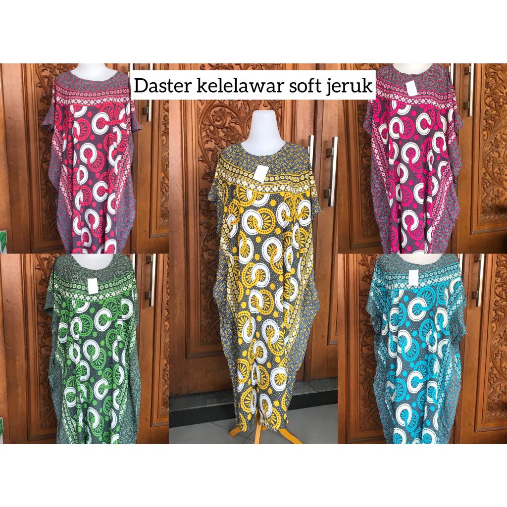 Daster Jumbo Kelelawar Kalong Lowo Batik Radian Solo Bahan Rayon Premium-1