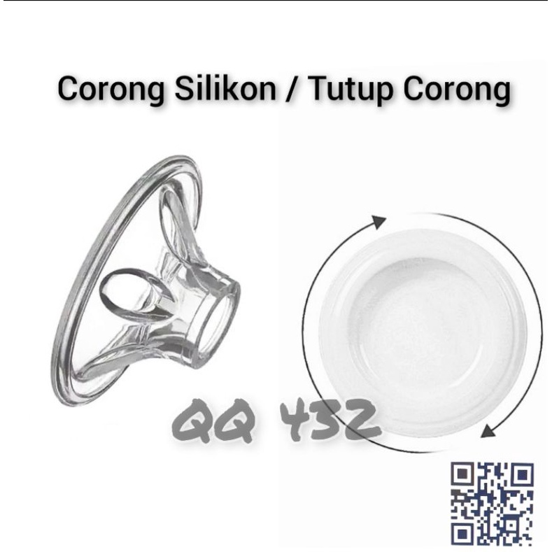 Silikon Corong Massage Cushion Tutup corong Pompa Asi Elektrik Manual