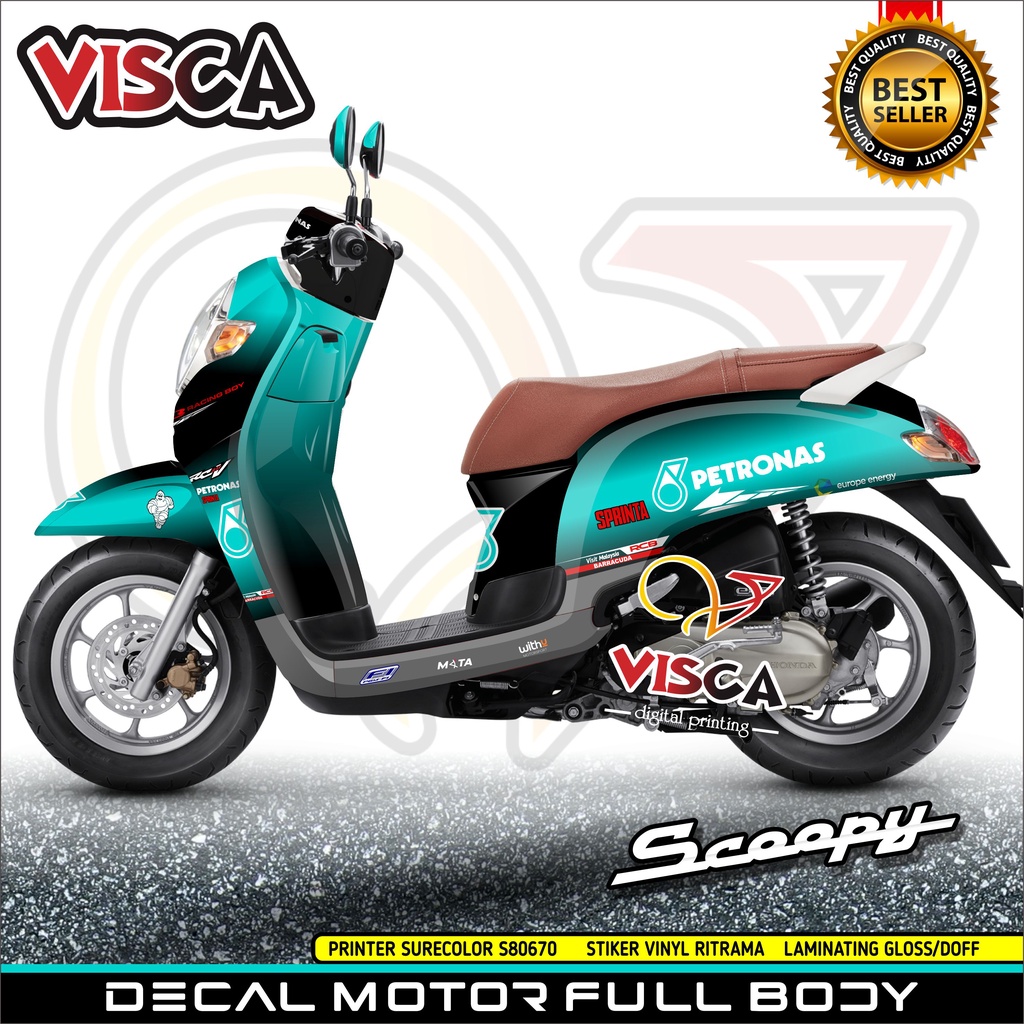 Decal Full Body Scoopy Stiker Motor Matic scoopy 2017 2018 2019 Decal Scoopy Stiker Scoopy Full Body