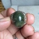 CINCIN AKIK JADE GIOK GREEN SOJOL HIJAU TUA ASLI BATU AKIK SULAWESI HQ