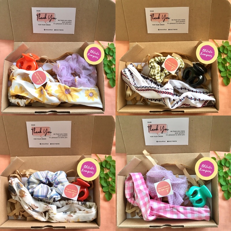 

•SET JEDAI • KOREAN SCRUNCHIES • BANDANA PREMIUM/HAMPERS/HADIAH ULANG TAHUN/GURLS/KADO