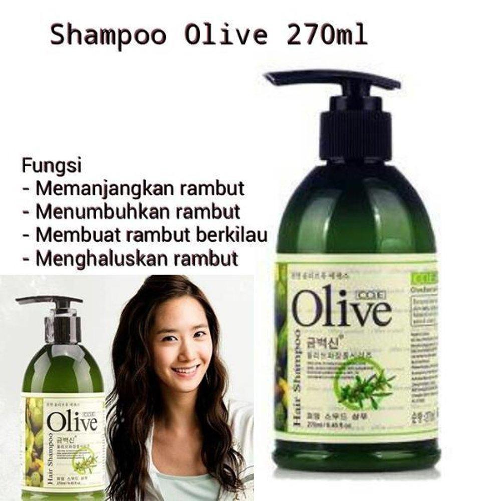 SHINE STAR - SHAMPOO OLIVE PENYUBUR MENGHALUSKAN DAN PEMANJANG RAMBUT 270 ML KHUSUS RAMBUT RONTOK