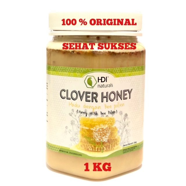 HDI CLOVER HONEY 1 KG MADU ASLI ORIGINAL