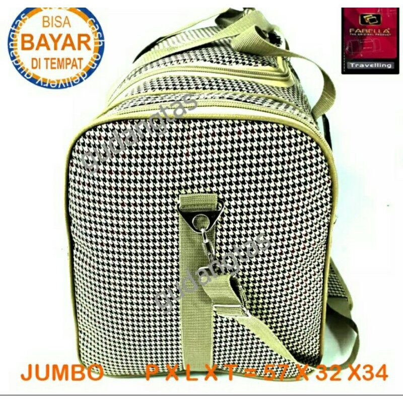 Tas pakaian travel bag FABELLA tas baju mudik besar Fabella 440