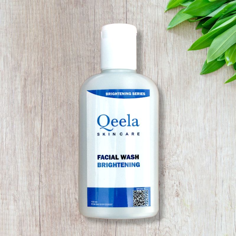 Qeela Skincare - SABUN PENCERAH WAJAH & FLEK HITAM BPOM / Facial Wash Brightening / SABUN MUKA