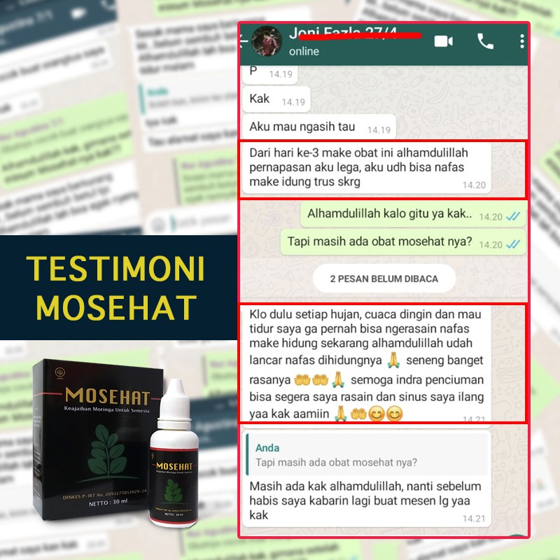Obat Sinusitis Paling Ampuh | Mosehat Obat Herbal Sinusitis Kronis untuk Dewasa 100% Asli Original-2