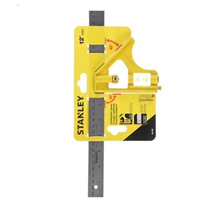 

Stanley Diecast Combination Square Metric 12" - Siku Penggaris 46-028