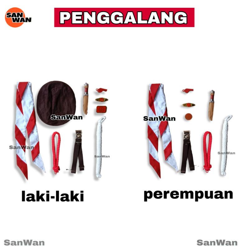 Perlengkapan Pramuka Penggalang Laki Laki Dan Perempuan Sekolah SD