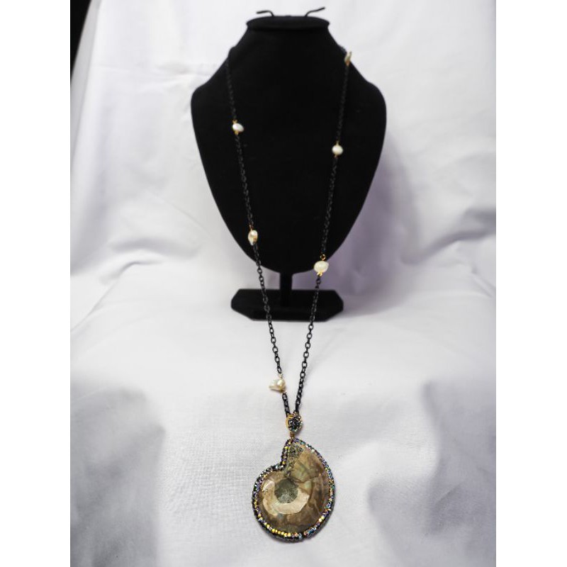 Kalung Kerang & Mutiara Asli Turki