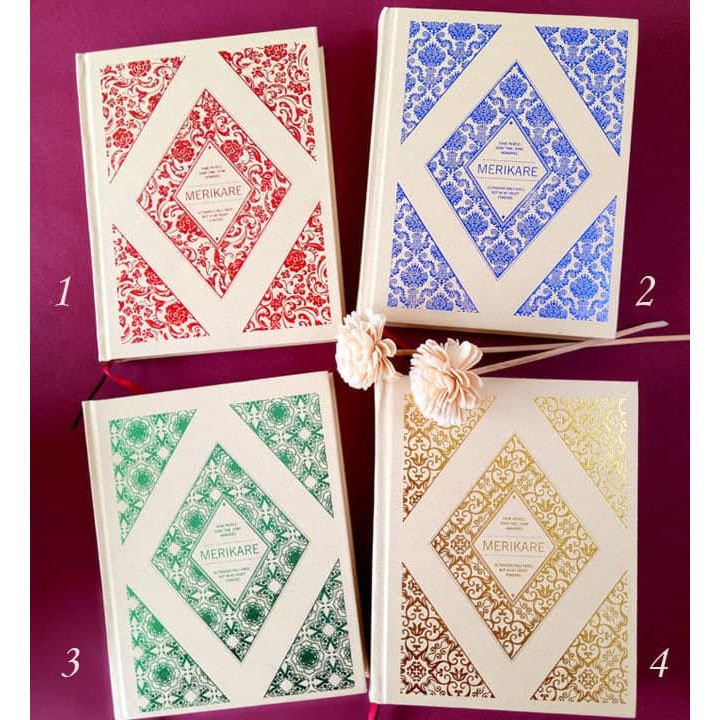

Buku Tulis Catatan / Notebook HARD COVER Hotprint - MERIKARE (GOLD) Murah