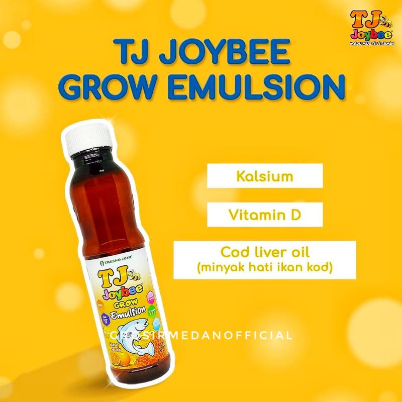 MADU TJ JOYBEE GROW EMULSION - MADU SUPLEMEN VITAMIN ANAK