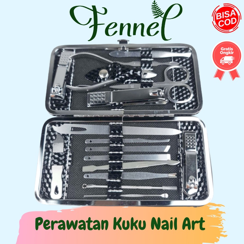 Perawatan Kuku Nail Art Manicure Pedicure 16 in 1 MJ1096