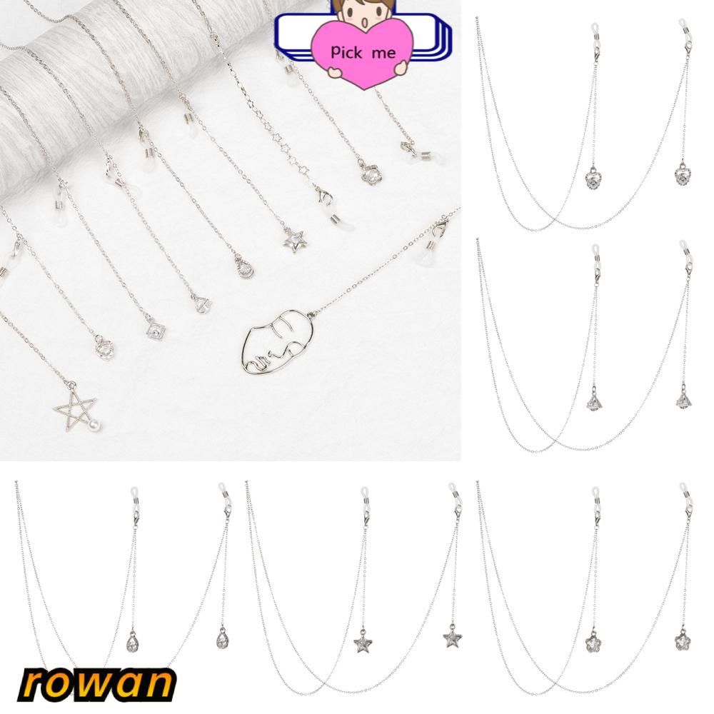 Strap Holder Kacamata Anti Slip Bahan Metal Untuk Pria / Wanita