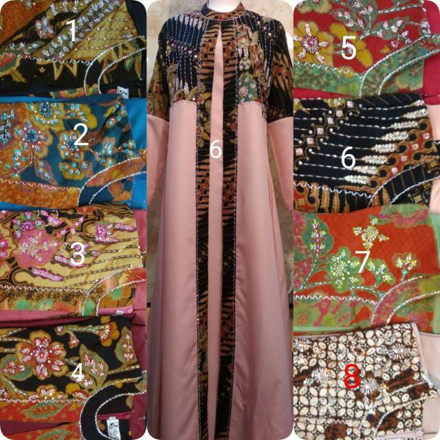 Maxi Katun Batik Mix Payet M L Xl