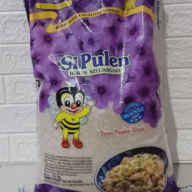 Beras Si Pulen Pandan Wangi 10kg