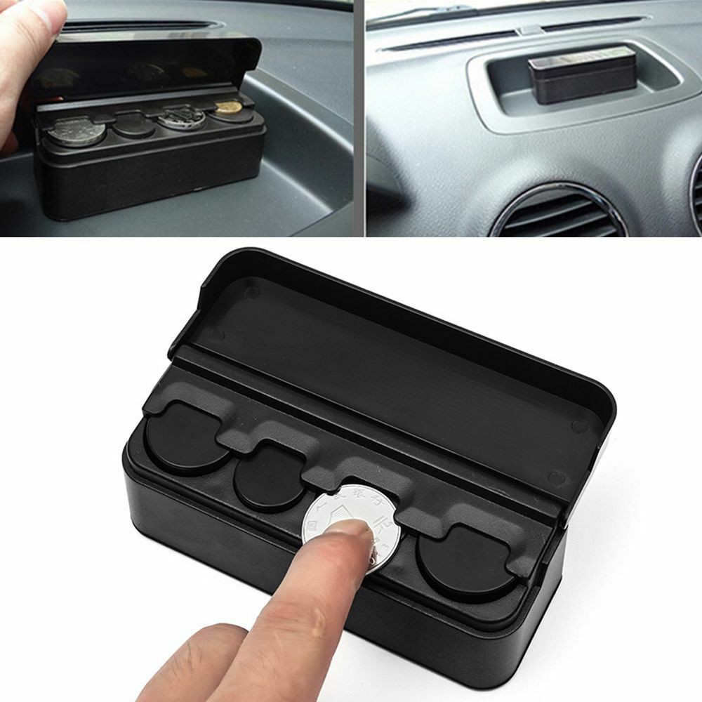 Tempat Koin di Mobil / Car Coin Holder Box Storage