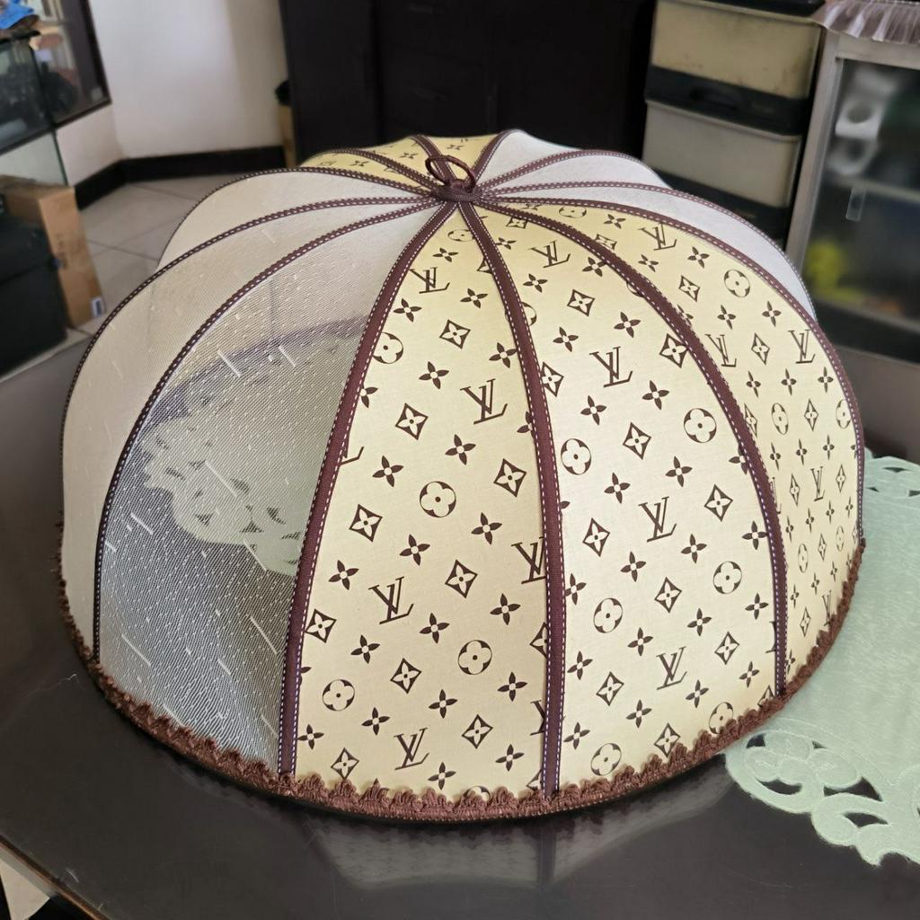 AREA MALANG SAJA Tudung saji estetik modern bundar besar 4 piring ukuran 64 cm