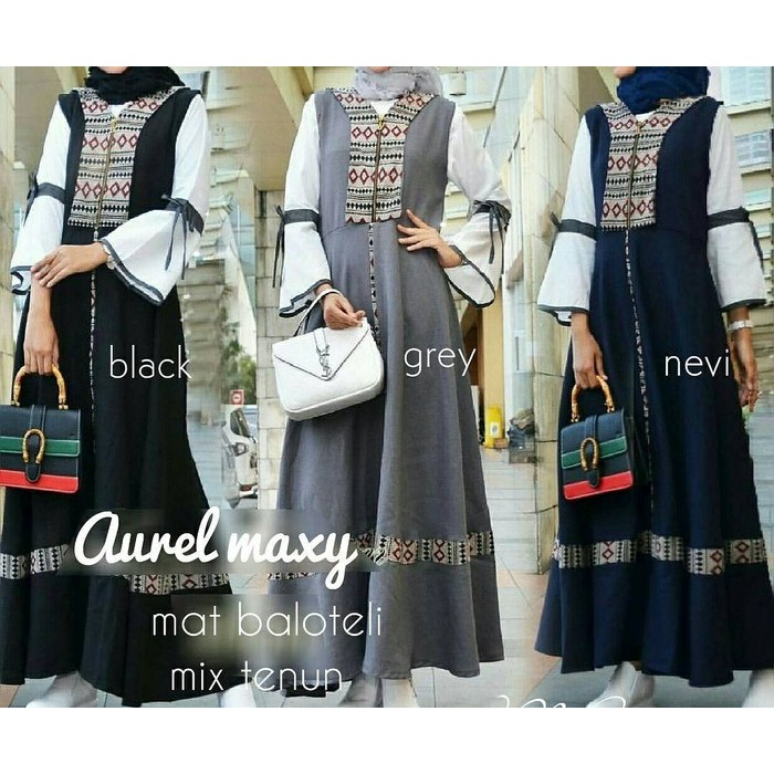 TERLARIS PAKAIAN SET GAMIS WANITA MUSLIM SYARI LEBARAN burberry batik  maxi maxy dress panjang pesta
