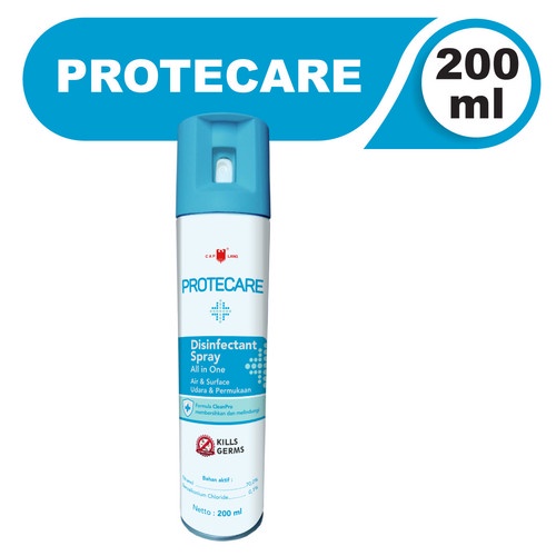 PROTECARE DESINFECTAN SPRAY 200ML/SPRAY RUANGAN