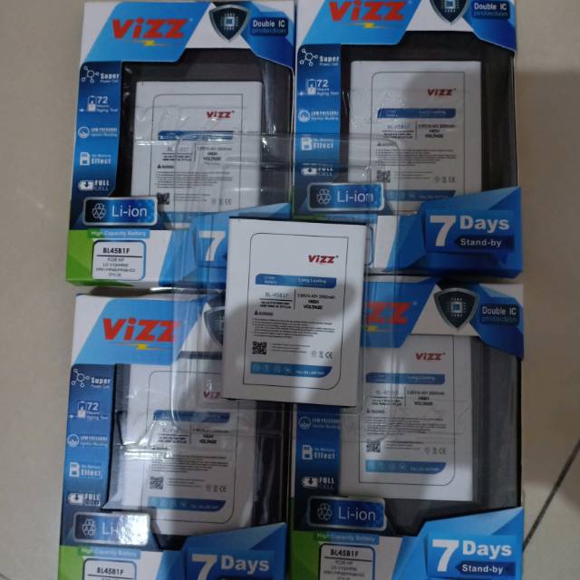 BATT BATERAI BATRE VIZZ LG V10 BL-45B1F BL45B1F DOUBLE POWER VIZZ