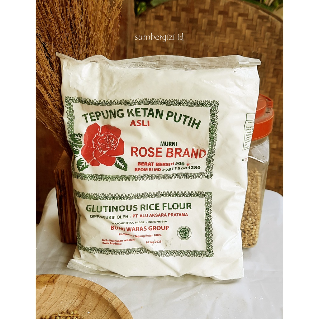 

SS115 TEPUNG KETAN PUTIH ROSE BRAND 500G