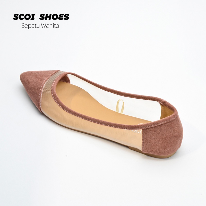 Sepatu Flat Wanita Bahan Breathable Dan Nyaman Sepatu Wanita Import Sol Non-Slip Yang Lembut